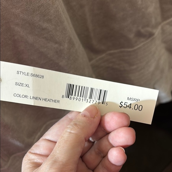 Gray Open Front Cardigan - Picture 5 of 6